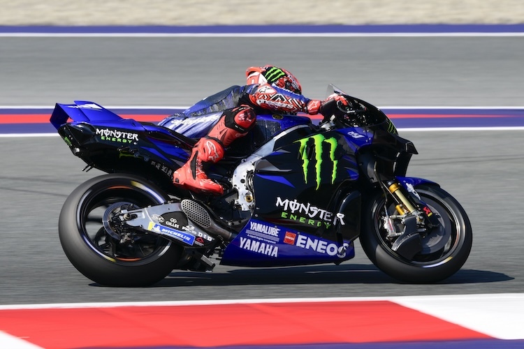 Fabio Quartararo findet in Spielberg mit der Yamaha M1 keinen Grip