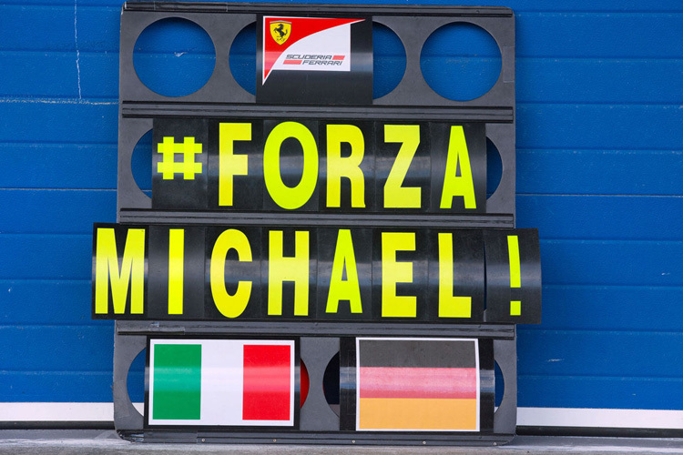 Ferrari wünscht Michael Schumacher Kraft
