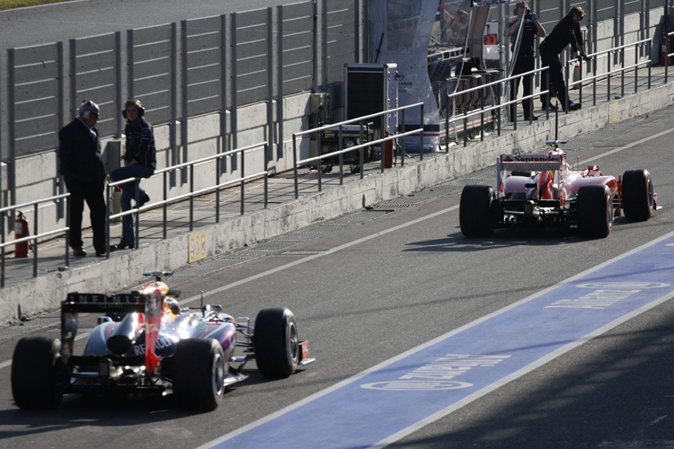 Barcelona: Königsduell Alonso gegen Vettel