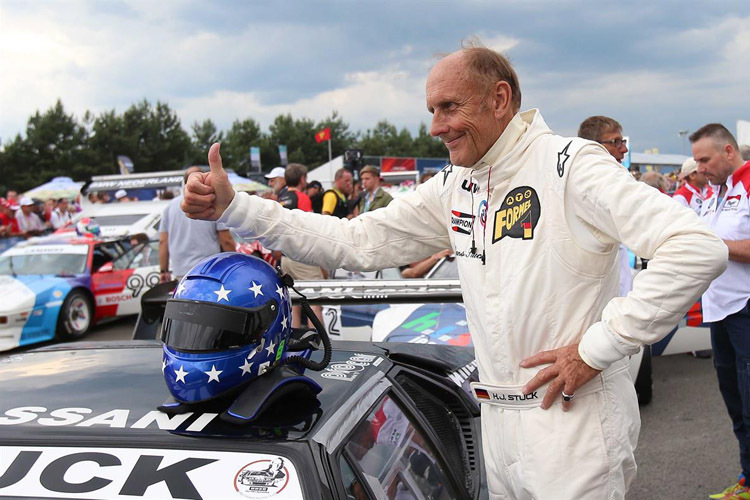 Auch Motorsport-Legende Hans-Joachim Stuck diskutiert mit