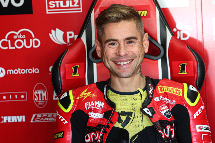 Noch ist Alvaro Bautista tiefenentspannt