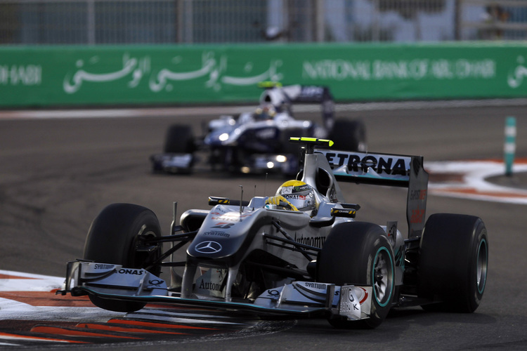 Rosberg schikanierte in Abu Dhabi sein Dreirad...