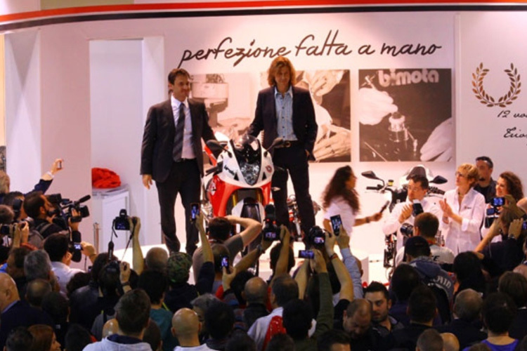 Die Eigentümer von Bimota: Präsident Marco Chiancianesi (re.) und Vizepräsident Daniele Longoni