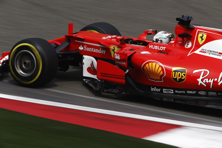 Sebastian Vettel im Abschlusstraining zum China-GP