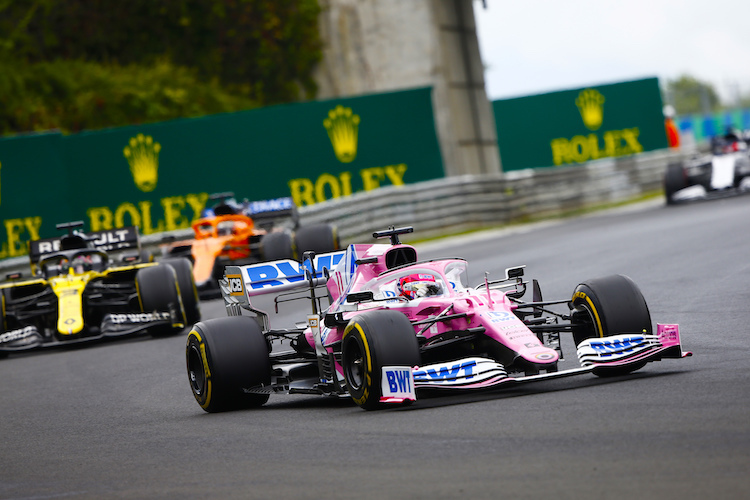 Racing Point gegen Renault und McLaren in Ungarn