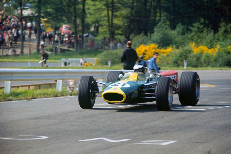 Jim Clark (Lotus) in Spa 1967