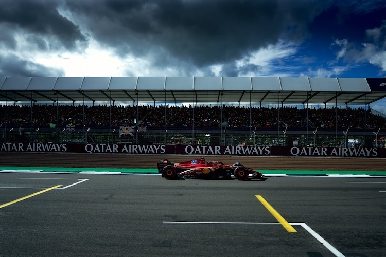 Dunkle Wolken über Ferrari in Silverstone