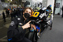 Luca Marini posierte in Andorra mit seiner Ducati GP19 im Sky-VR46-Look