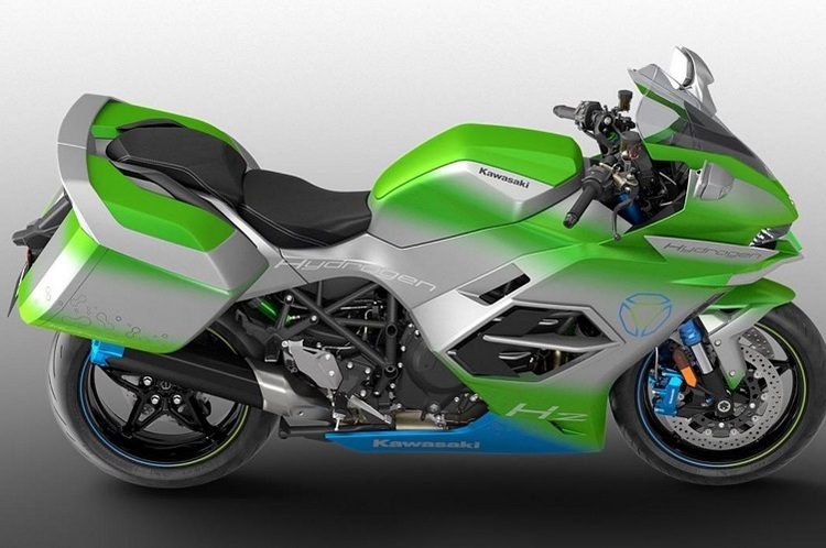 Kawasaki forscht auch an einem Wasserstoff-Motorrad mit Direkteinspritzung von komprimiertem gasförmigem Wasserstoff 