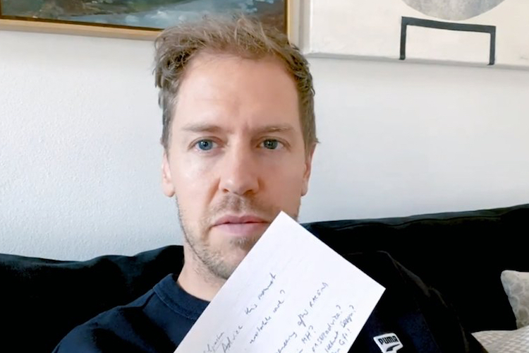 Sebastian Vettel beantwortete ein paar Fan-Fragen auf Instagram
