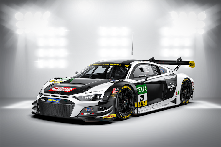 Mit diesem Audi startet Land-Motorsport im ADAC GT Masters