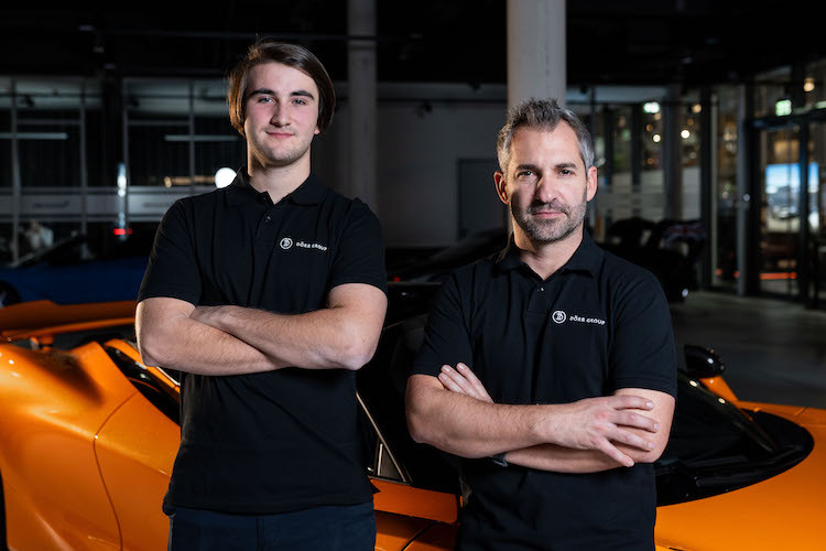 Timo Glock (rechts) neben seinem neuen Teamkollegen Ben Dörr