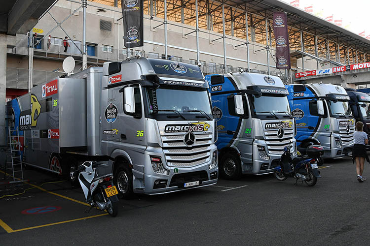 Die Marc VDS-Trucks in Le Mans