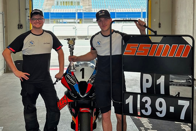 Milan Merckelbagh schnell in Assen