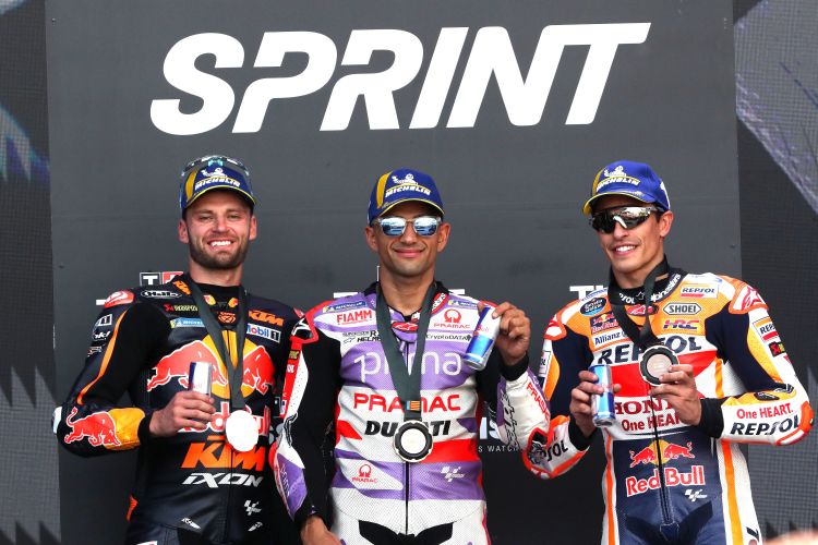 Sprint - Brad Binder, Jorge Martin & Marc Márquez
