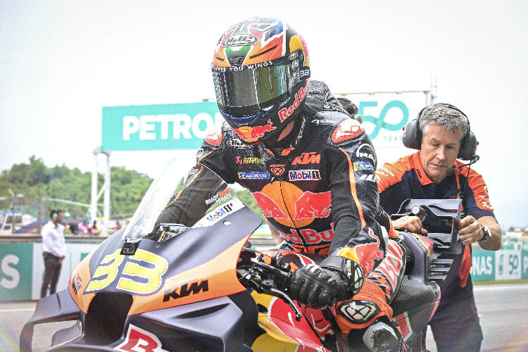 Brad Binder fuhr im Sprint auf Platz 7