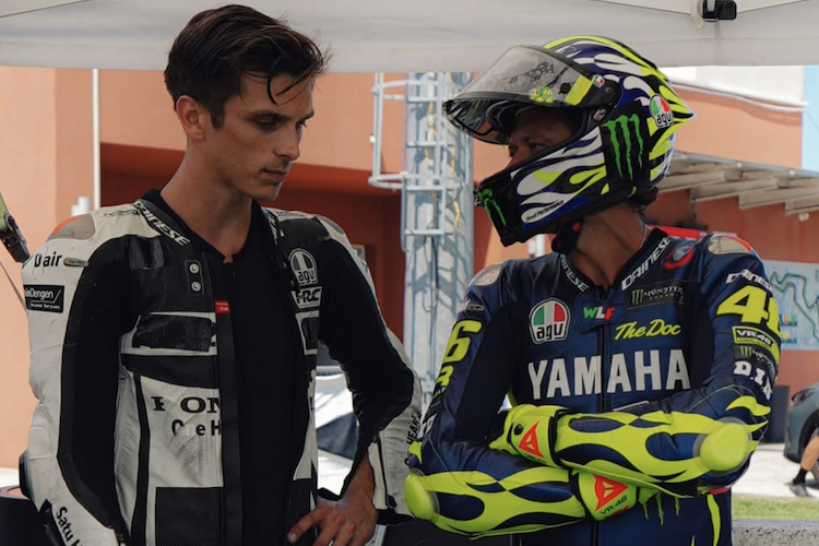 Luca Marini und Valentino Rossi