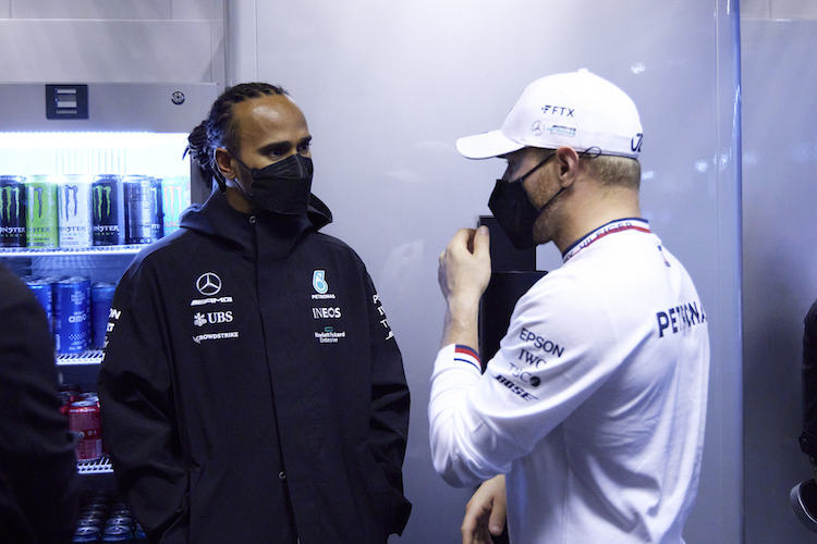 Lewis Hamilton und Valtteri Bottas haben nach dem Brasilien-Sprint gute Chancen auf ein starkes Rennergebnis 