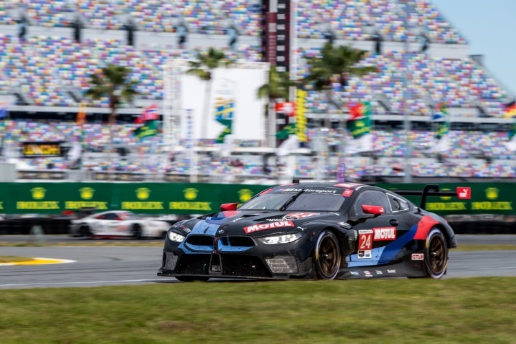 Gewinnt die GTLM-Klasse der 24h von Daytona: Der BMW M8 GTE