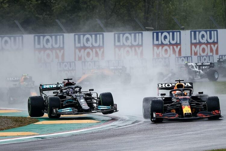 Lewis Hamilton gegen Max Verstappen in Imola