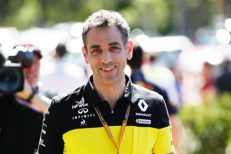 Renault-Teamchef Cyril Abiteboul in Melbourne