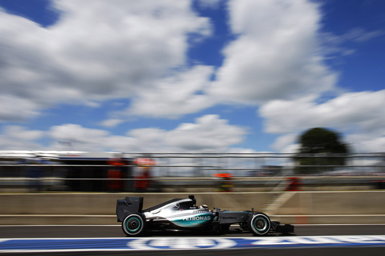 Lewis Hamilton sicherte sich die Pole-Position zum Grossbritannien-GP
