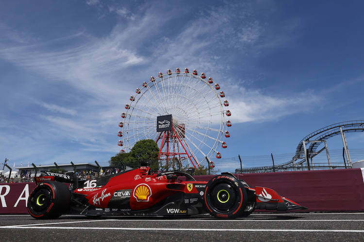 Charles Leclerc fuhr in Japan ein solides GP-Wochenende