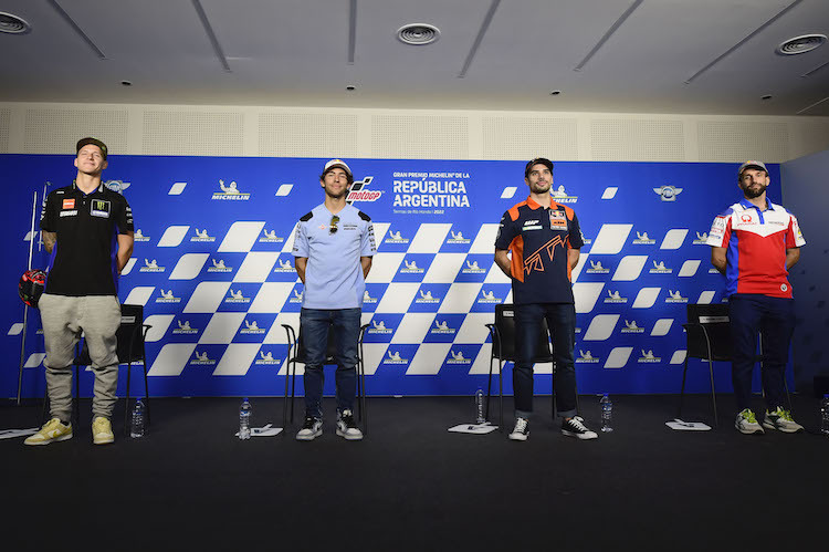 MotoGP-Pressekonferenz am Donnerstag in Argentinien
