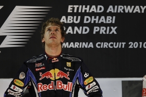 Sebastian Vettel 2010 in Abu Dhabi)