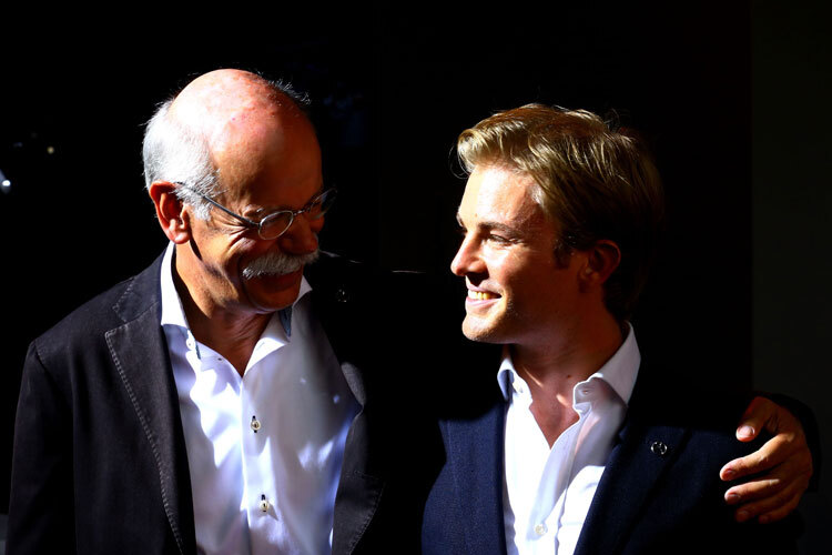 Dieter Zetsche war beeindruckt von Nico Rosberg