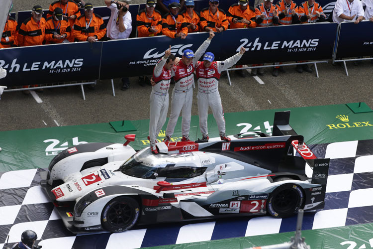 Dritter Le-Mans-Sieg in vier Jahren für Lotterer, Fässler, Treluyer