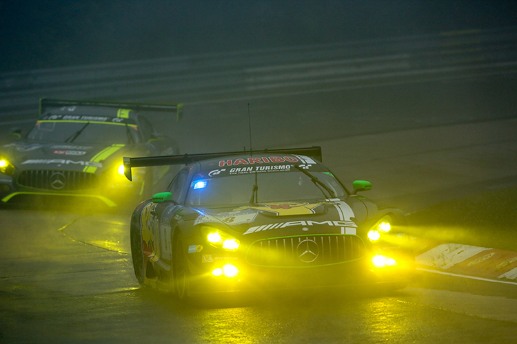 Immer ganz vorne dabei: Der Mercedes-AMG GT3 vom Haribo Racing Team-AMG