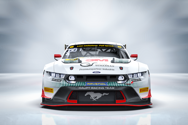 Das erste Design eines Haupt Racing Team Ford Mustang GT3 für das ADAC GT Masters 2025