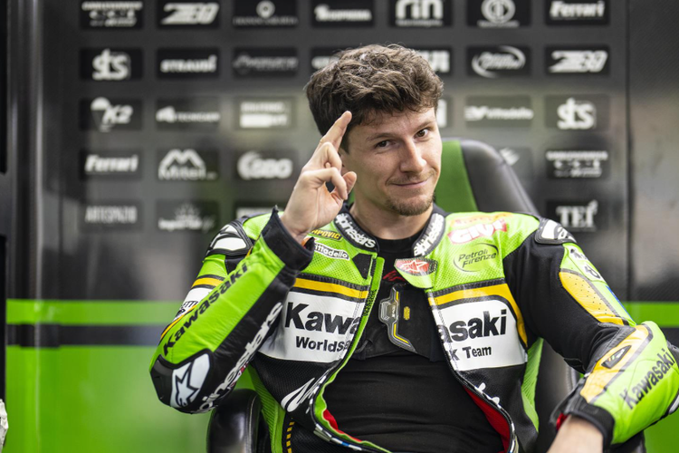 Garrett Gerloff nahm seine erste Flugstunde mit Kawasaki