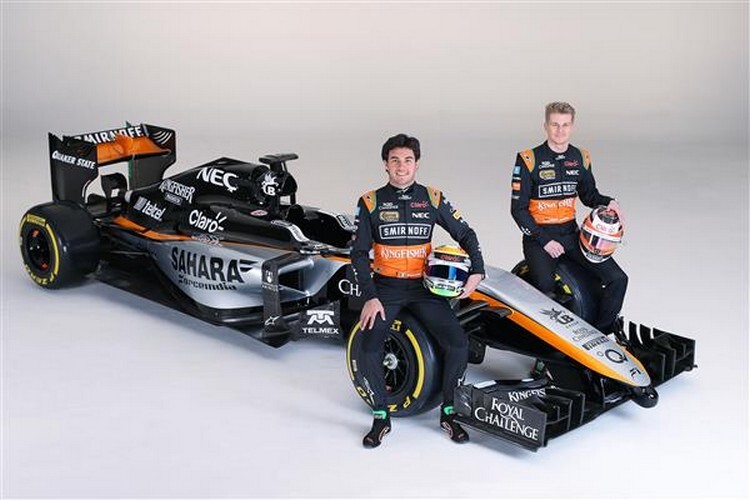 Nico Hülkenberg und sein Teamkollege Sergio Perez