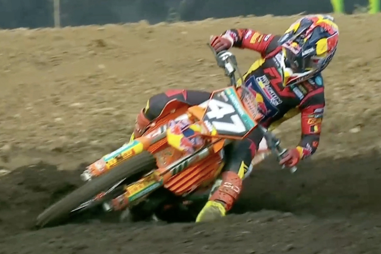 Sacha Coenen gewann das MX2-Qualifikationsrennen