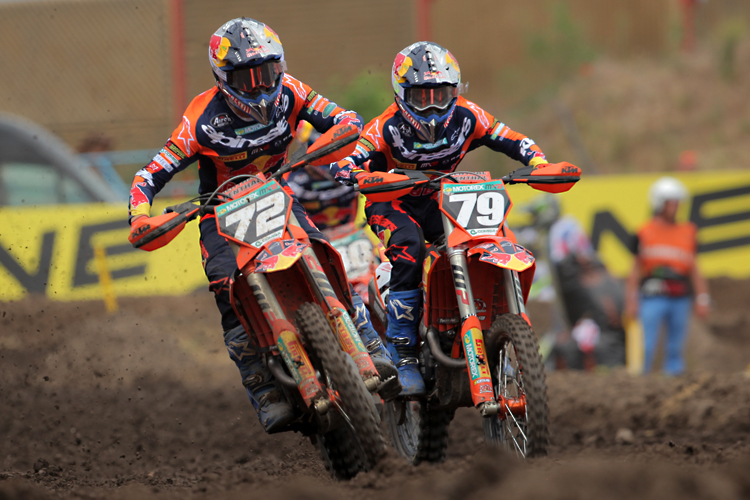 Liam Everts (#72) und Sacha Coenen (#79)