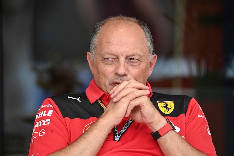 Ferrari-Teamchef Fred Vasseur hält grosse Stücke auf den jungen Briten
