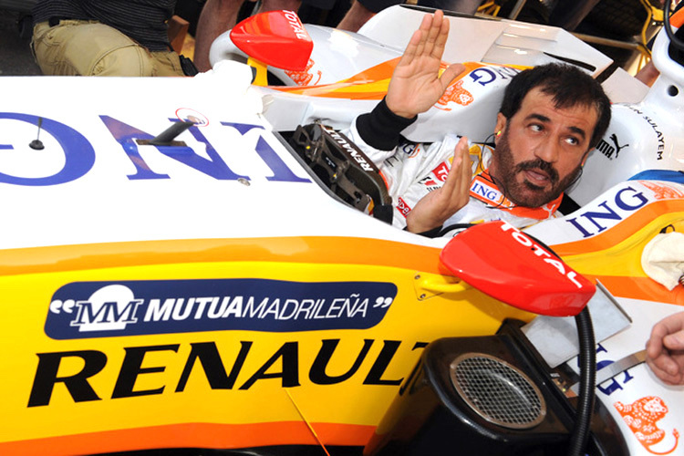 Mohammed Ben Sulayem im Formel-1-Renault