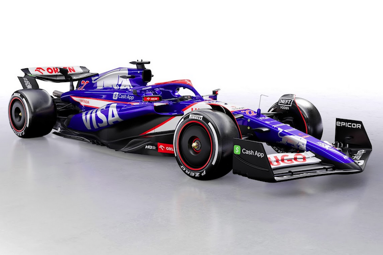 Die Farben erinnern an das Design von Toro Rosso 2019
