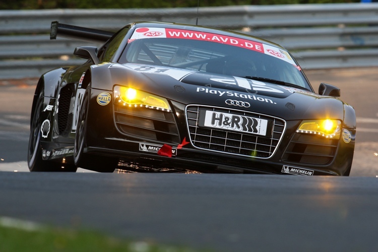 Die Michelin-Aufkleber kehren auf den Audi R8 LMS zurück