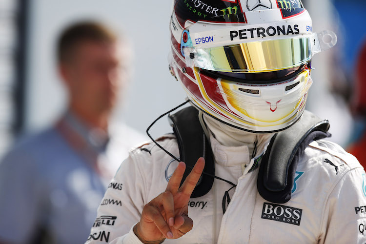 Pole-Position für Lewis Hamilton