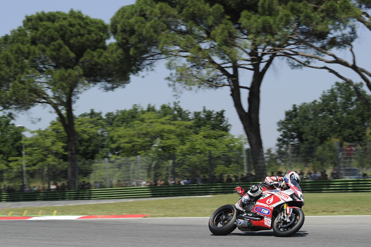 Ayrton Badovini (Platz 8) sorgte für das beste Ducati-Resultat