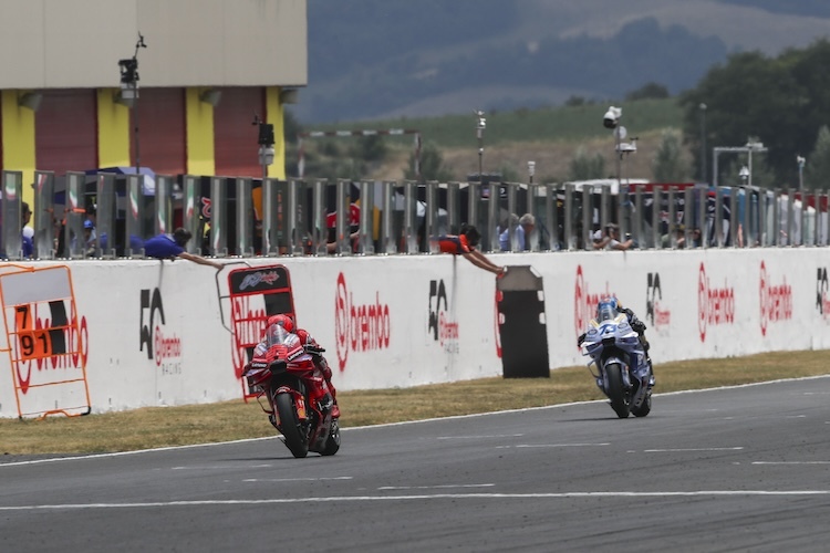 Marc Marquez hielt Bruder Alex auf Distanz