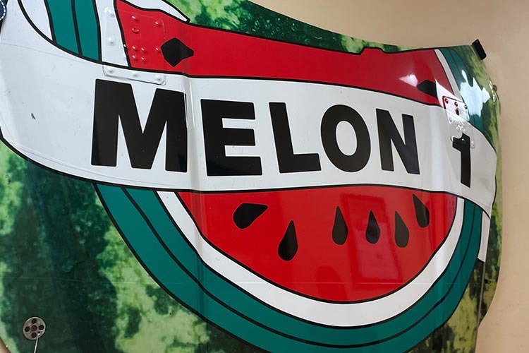 Das Markenzeichen des «Watermelon Farmers» Ross Chastain
