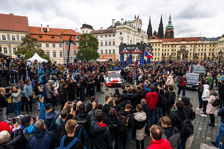 Start der Zentral Europa Rallye 2023