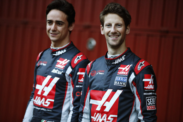 Esteban Gutiérrez und Romain Grosjean
