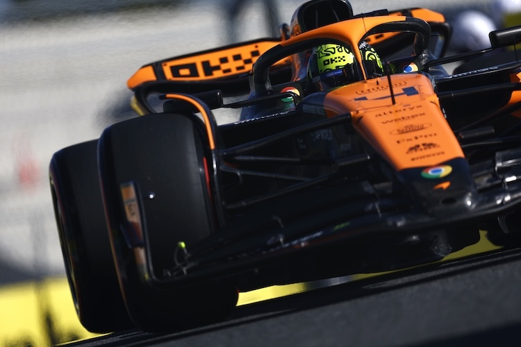 Lando Norris erklärte nach dem Qualifying zum Miami-GP’: «Ich denke, wir sollten weiter vorne in der Startaufstellung stehen»