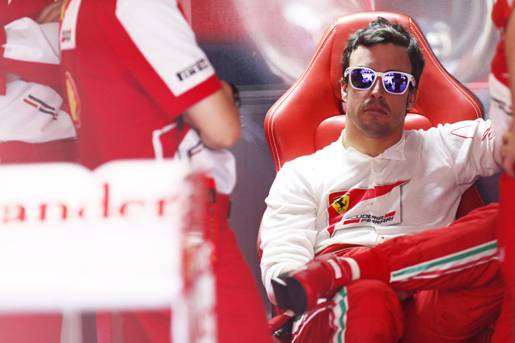 Platz 19: Ferrari-Pilot Fernando Alonso mit rund 22,7 Millionen Jahresgehalt