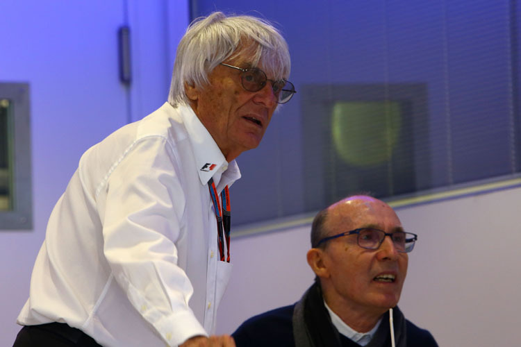 Bernie Ecclestone hält viel von Frank Williams und dessen Rennstall